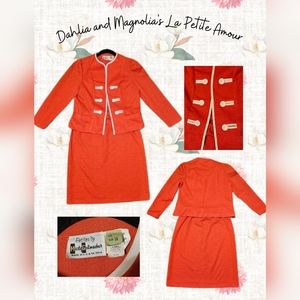 Vintage Marty Gutmacher Blazer skirt Combo